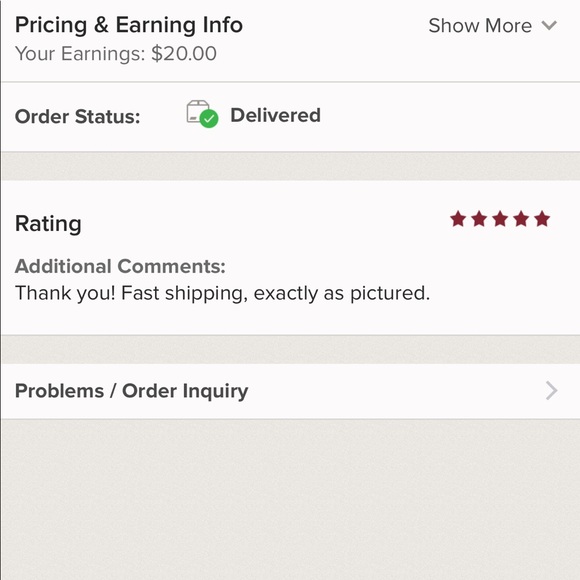 Top Rated Poshmark Seller - Picture 7 of 7